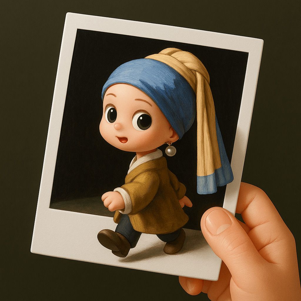 3D Q-Style Character Photo Frame - Free AI Prompt | Try Now | CreateIO.ai